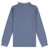 Jongens Heavyweight Soft Touch Finish Polo China Blue van Lyle & Scott in de kleur China Blue in maat 170-176.