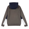 Jongens Oversized Sleeve Cut and Sew BB OTH Hoodie Castlerock van Lyle & Scott in de kleur Castlerock in maat 164-170.