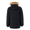 Jongens Fur Trim Classic Parka Coat Black van Lyle & Scott in de kleur Black in maat 170-176.