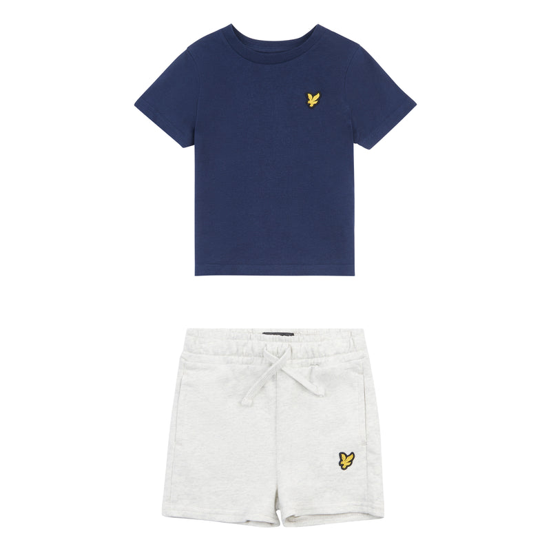 Lyle & Scott Eagle Badge Tee & LB Short Set