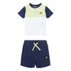 Lyle & Scott Colour Block Tee & BB Short Set