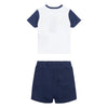 Lyle & Scott Colour Block Tee & BB Short Set