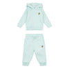 Jongens BB OTH Hoodie & Jog Set van Lyle & Scott in de kleur Icy Morn in maat 110-116.