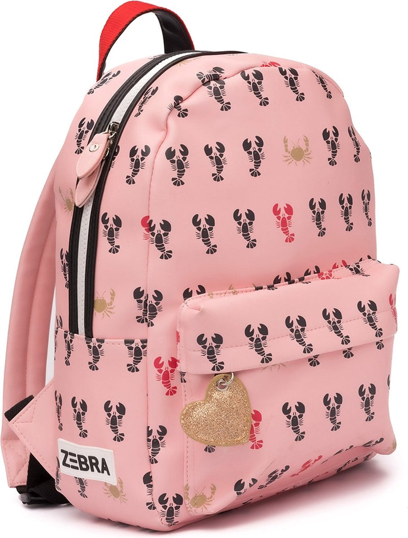 Zebra Rugzak Girls (M) - Lobster