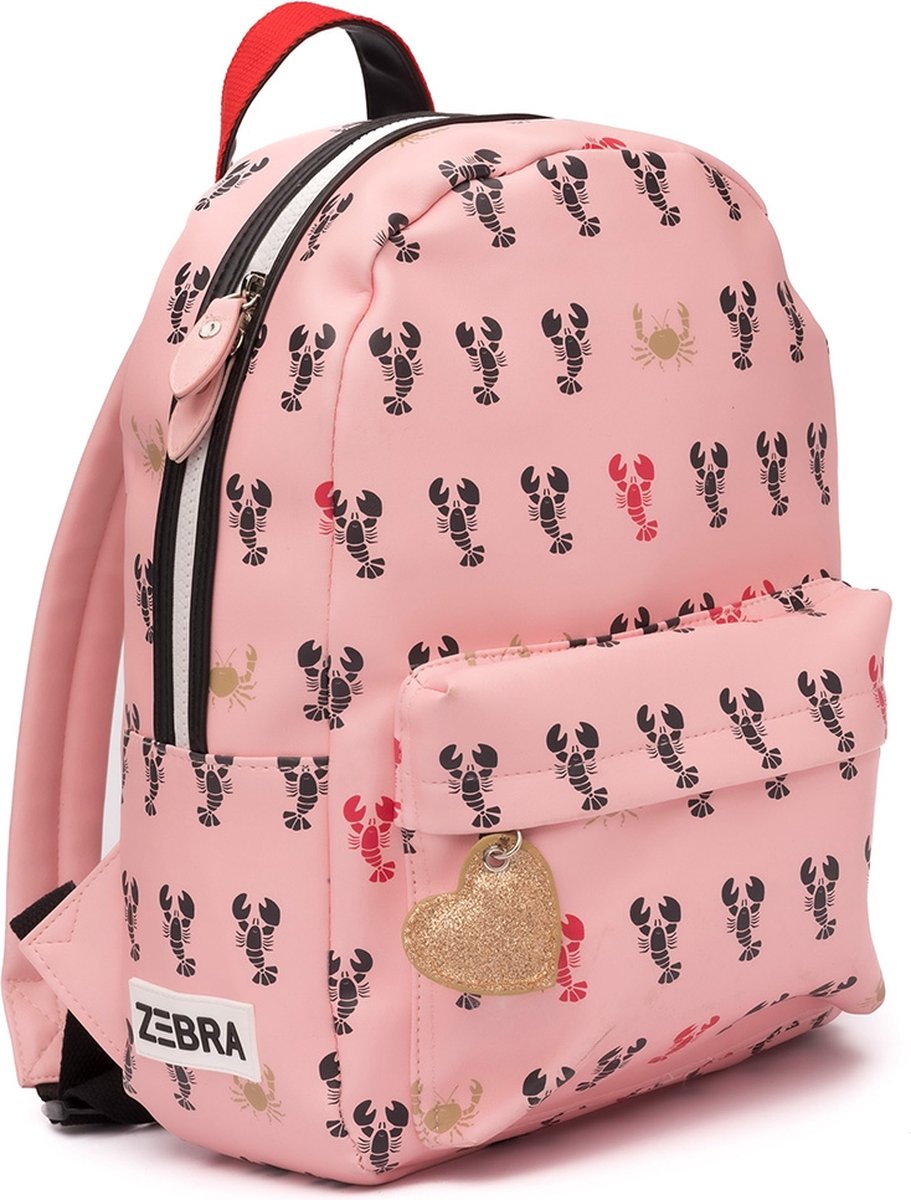 Zebra Backpack Girls (M) - Lobster