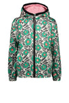 Meisjes Jacket Aop Flower van Moodstreet in de kleur Green in maat 116.