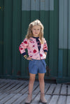 Meisjes Skort van Moodstreet in de kleur Soft Blue in maat 122/128.