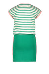Meisjes Sporty Dress Stripe van Moodstreet in de kleur Green in maat 134/140.
