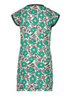 Meisjes Dress Aop Flower van Moodstreet in de kleur Green in maat 134/140.