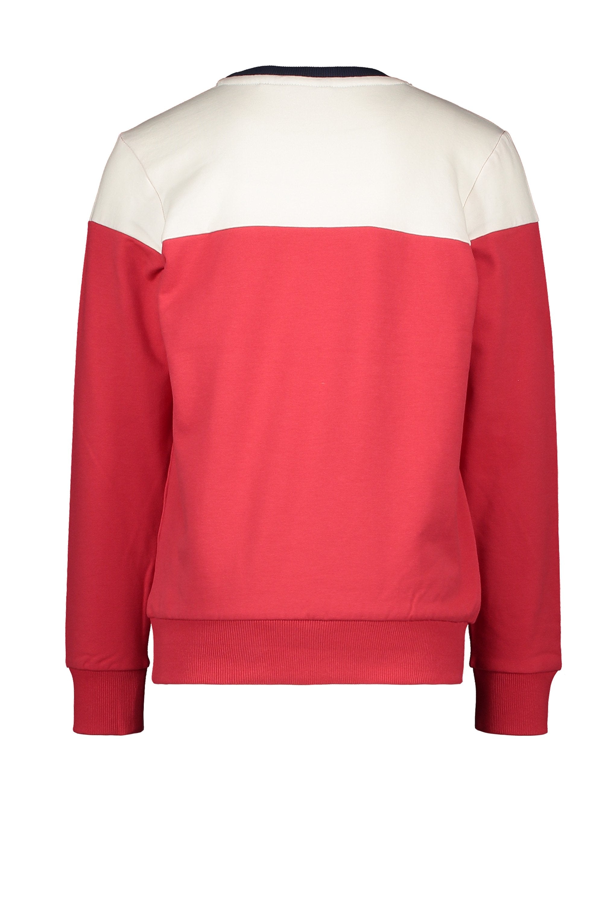 Jongens Sweater Cut&Sewn van Moodstreet in de kleur Red in maat 122/128.