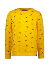 Jongens Sweater Aop Skate van Moodstreet in de kleur Dark Yellow in maat 86/92.