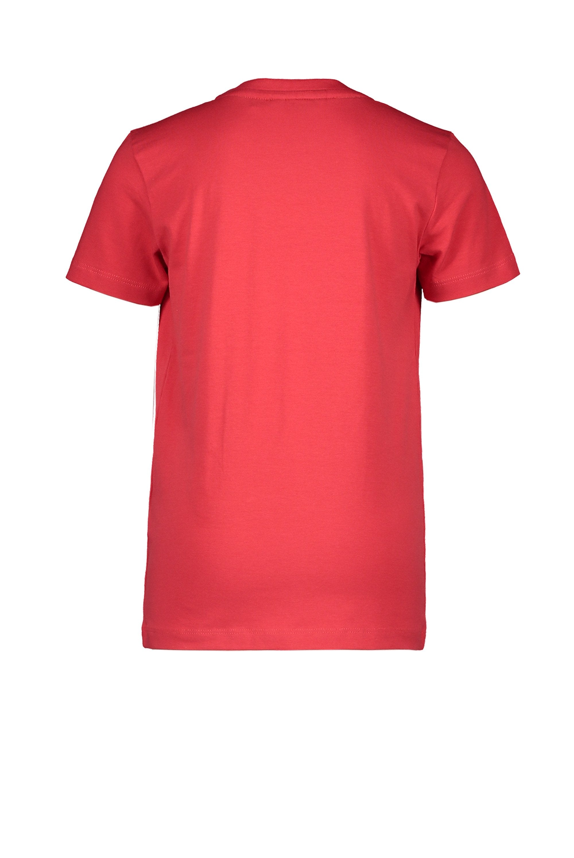 Jongens T-Shirt Chestprint van Moodstreet in de kleur Red in maat 122/128.
