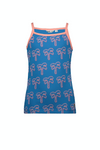Meisjes MT tanktop AOP palmtree van Moodstreet in de kleur Blue in maat 98, 104.