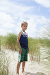 Jongens MT t-shirt sleeveless van Moodstreet in de kleur Navy in maat 98, 104.