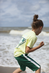 Jongens MT short van Moodstreet in de kleur Green in maat 122, 128.
