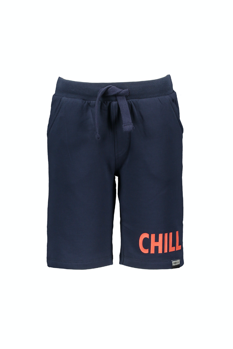 Jongens MT short van Moodstreet in de kleur Navy in maat 122, 128.