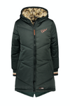 Meisjes Moodstreet Jacket Long van Moodstreet in de kleur Groen in maat 146-152.
