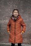 Meisjes Moodstreet Jacket Long van Moodstreet in de kleur Groen in maat 146-152.