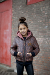 Meisjes Moodstreet Reversible Jacket van Moodstreet in de kleur Brons in maat 110.
