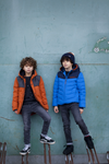 Jongens Moodstreet Jacket Contr Yoke van Moodstreet in de kleur Licht Blauw in maat 104.