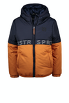 Jongens Moodstreet Fake Anorak van Moodstreet in de kleur Blauw in maat 104.