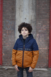 Jongens Moodstreet Fake Anorak van Moodstreet in de kleur Blauw in maat 104.
