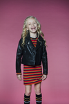 Moodstreet MT striped dress frills
