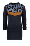 Moodstreet MT sweat dress fake fur top
