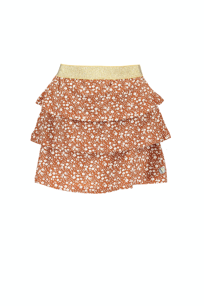 Moodstreet MT skirt with frills AO min flower