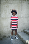 Moodstreet MT knitted striped dress