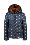 Meisjes MT jacket van Moodstreet in de kleur Navy in maat 122-128.