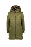 Meisjes MT long jacket van Moodstreet in de kleur Khaki in maat 146-152.