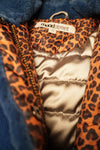 Meisjes MT fake fur coat van Moodstreet in de kleur Petrol in maat 134-140.