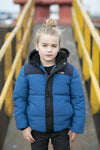 Jongens MT puffer jacket van Moodstreet in de kleur Ink in maat 146-152.