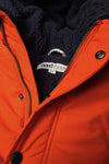 Jongens MT parka van Moodstreet in de kleur Sporty Orange in maat 134-140.