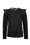Moodstreet MT top with broderie contrast