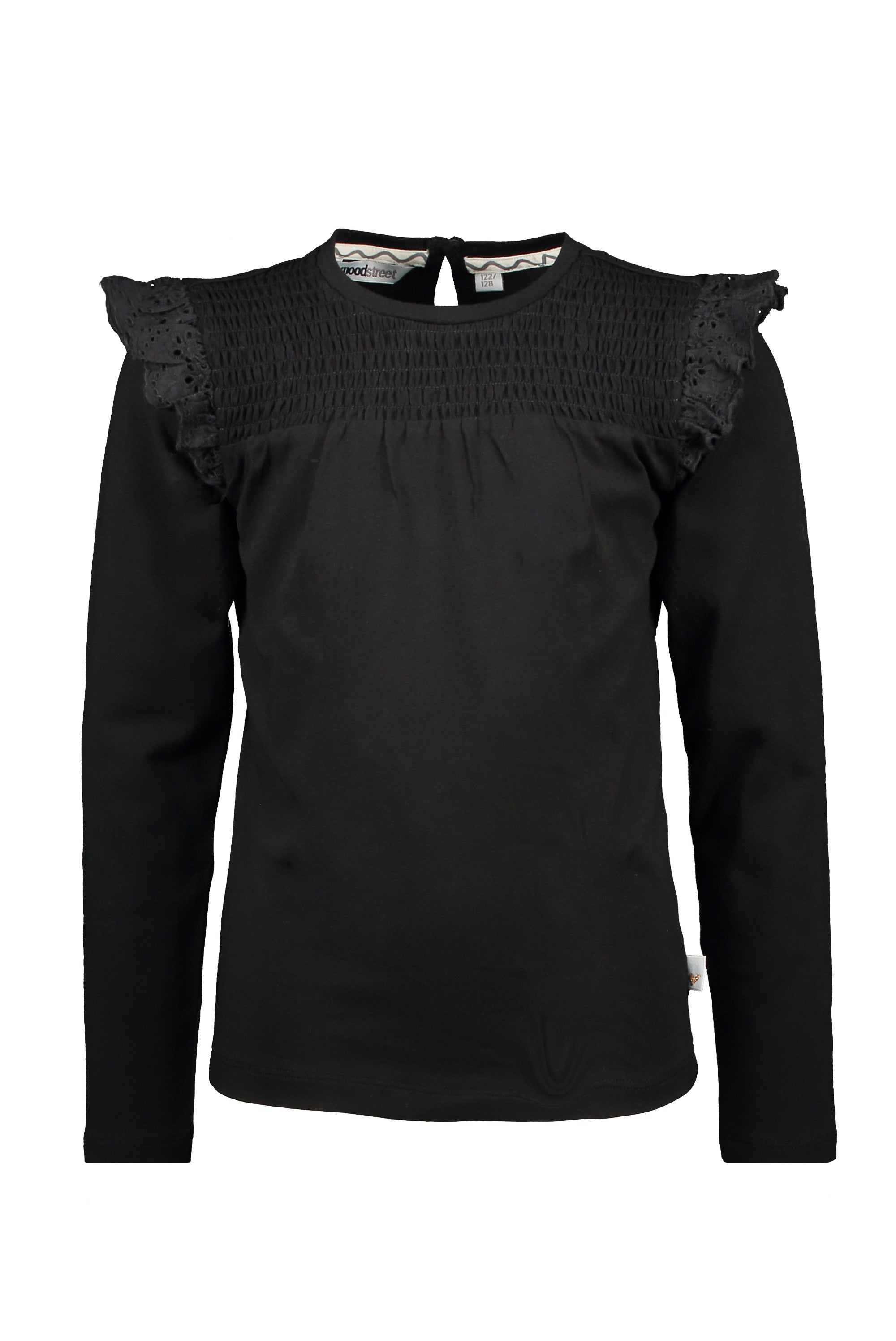 Moodstreet MT top with embroidery contrast