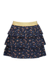 Moodstreet MT skirt terry AOP flower