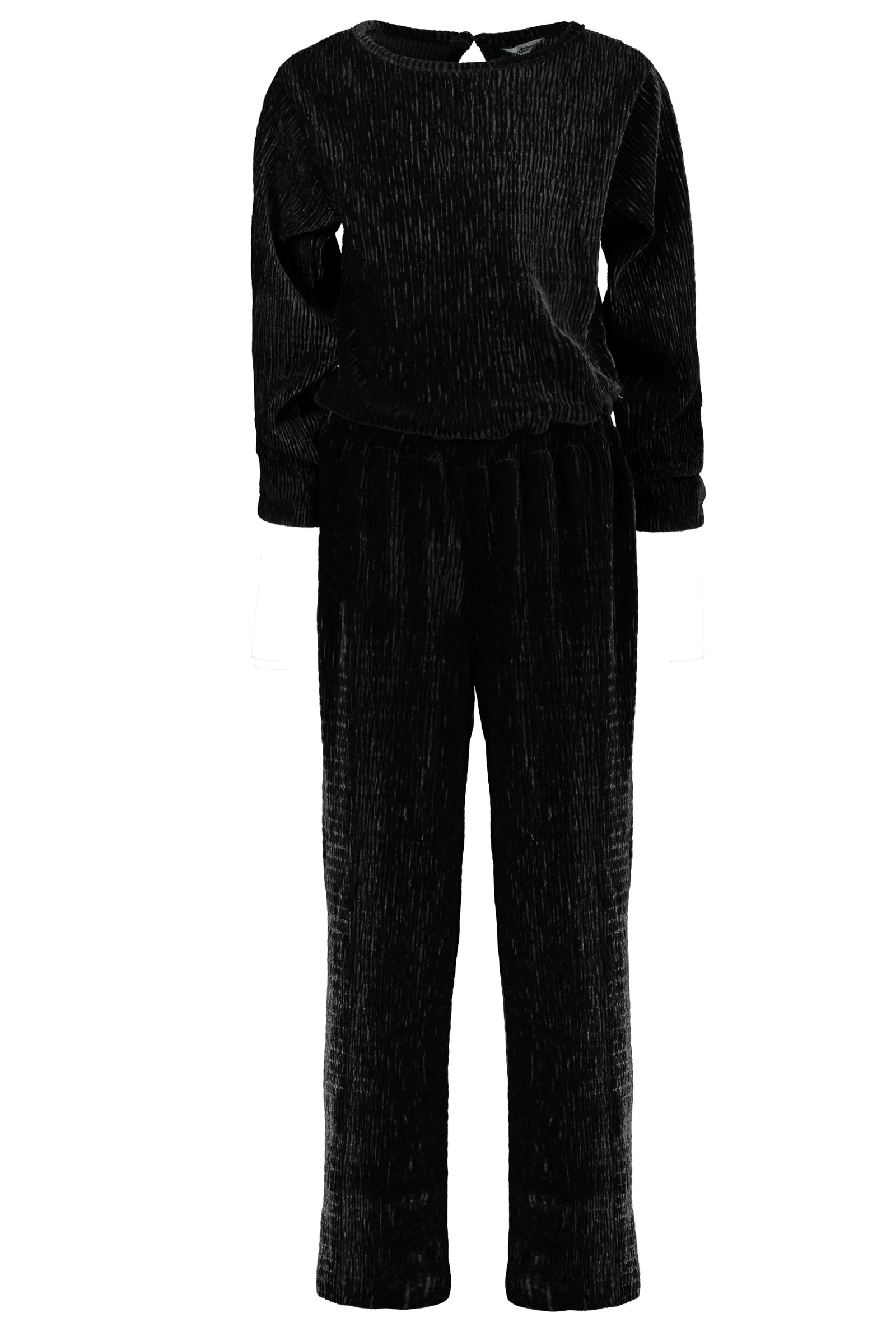 Moodstreet MT jumpsuit plissé velours