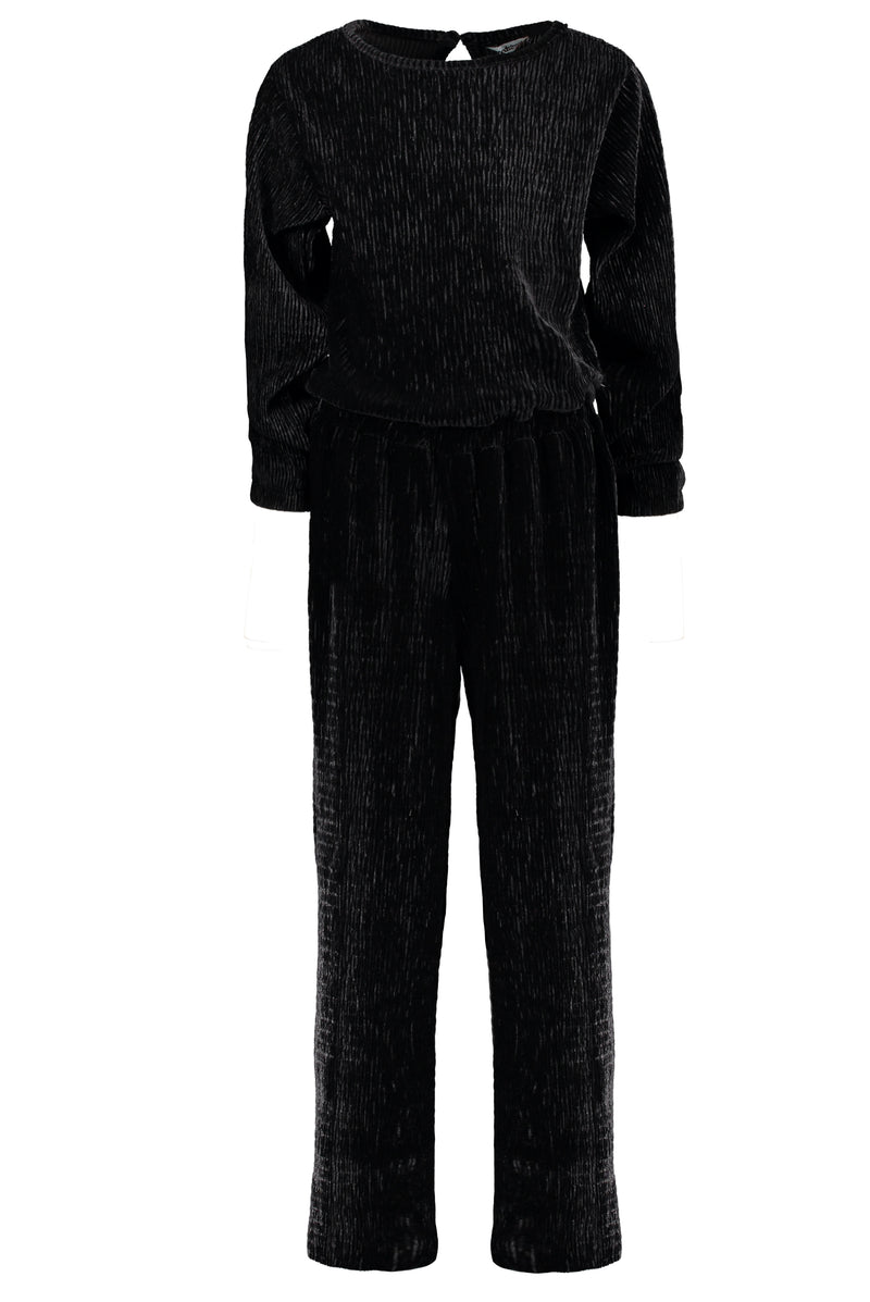 Moodstreet MT jumpsuit plissé velours