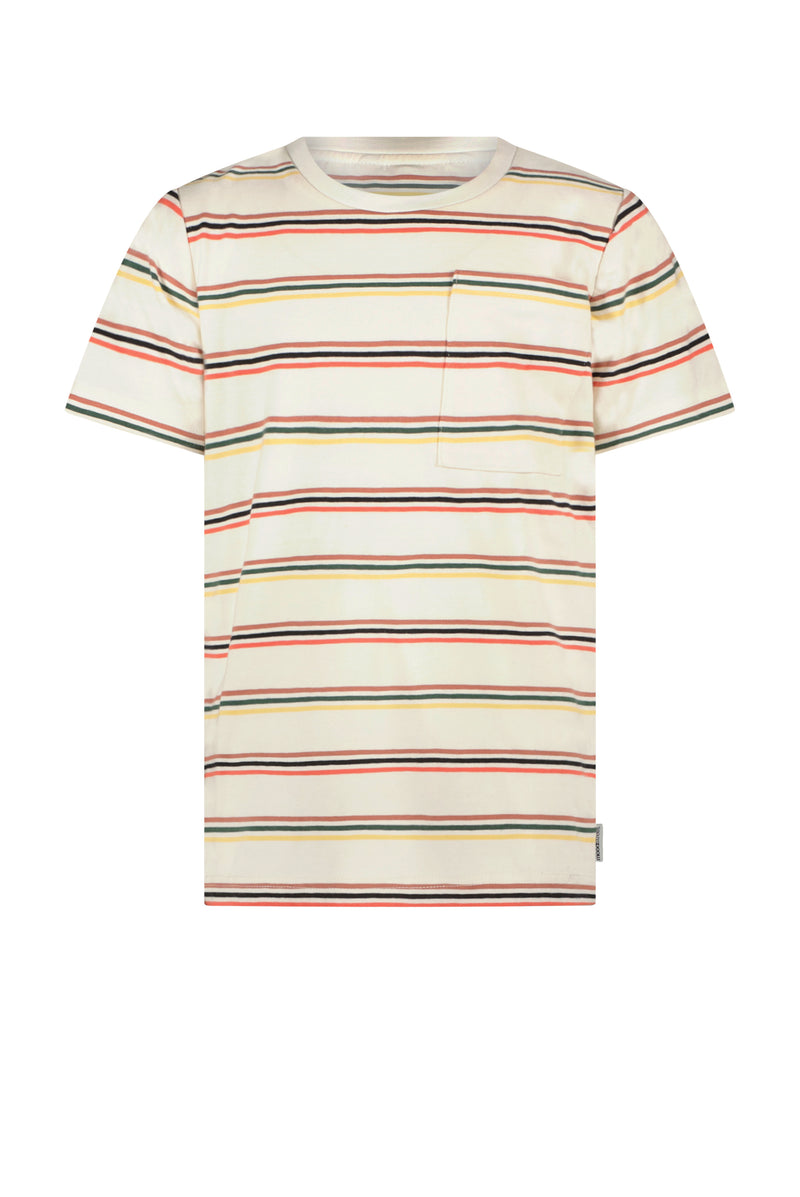 Moodstreet MT T-shirt Y/D Stripe