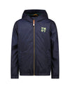 Jongens Boys Jacket Solid van Moodstreet in de kleur Navy in maat 146-152.