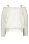 Meisjes  van Moodstreet in de kleur Warm White in maat 134/140.