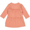 Meisjes Dress MAAIKE NBW21 van Quapi Newborn in de kleur Pink Peach  in maat 68.