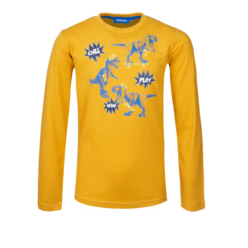 Someone T-Shirt Long Sleeves Someone Oker