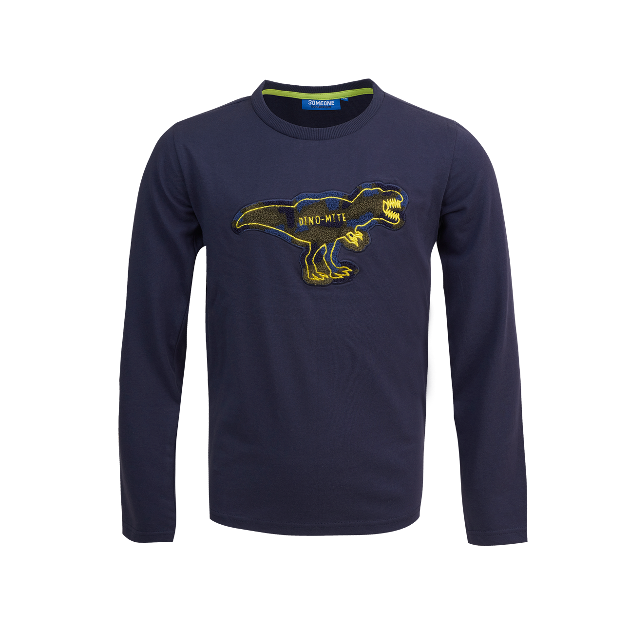 Someone T-Shirt Long Sleeves Someone Navy