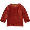 Meisjes Longsleeve MARIA NBW21 van Quapi Newborn in de kleur Red Warm  in maat 68.