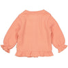 Meisjes Cardigan MARIE NBW21 van Quapi Newborn in de kleur Pink Peach  in maat 68.