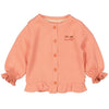 Meisjes Cardigan MARIE NBW21 van Quapi Newborn in de kleur Pink Peach  in maat 68.