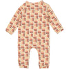 Meisjes Playsuit MARIT NBW21 van Quapi Newborn in de kleur AOP Multi Stripe in maat 68.